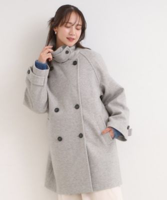 ウールミディアムコクーンコート　グレー ウールミディアムコクーンコート グレー 楽天市場】コクーン
