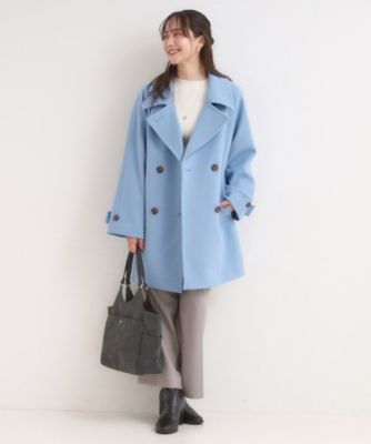 ソフィードール　コクーンリバーコート ウール調 コクーンコート（2002508802） | SHOO LA