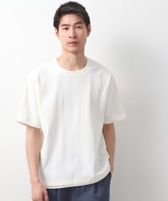 ランダムワッフル半袖Ｔシャツ　【洗濯機ＯＫ】（２００２５０８８３６）