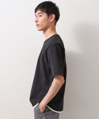ランダムワッフル半袖Ｔシャツ　【洗濯機ＯＫ】（２００２５０８８３６）