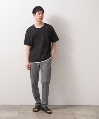 ランダムワッフル半袖Ｔシャツ　【洗濯機ＯＫ】（２００２５０８８３６）