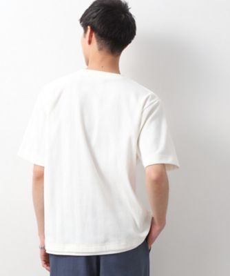 ランダムワッフル半袖Ｔシャツ　【洗濯機ＯＫ】（２００２５０８８３６）