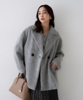 ＜UNTITLED (Women)＞【エレガントジャケット／アウター】イタリアンシャギーＰコート（２００２５０８８４１）