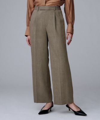 わ*し様 7102美品 anytee classics オフィサーパンツ ウール 新品】anytee classics オフィサー パンツ ウールギャバジン L