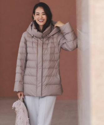 定番人気】フーデッドミドルダウンコート（2002508967