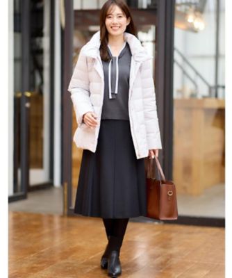 定番人気】フーデッドミドルダウンコート（2002508967