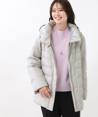 定番人気】フーデッドミドルダウンコート（2002508967