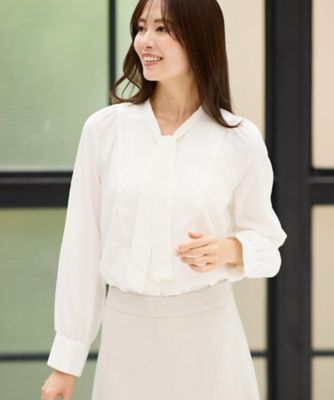 レイヤードに◎】ボウタイブラウス（2002508976） | Reflect