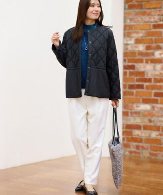 気軽な羽織に◎】中綿キルティングショートコート