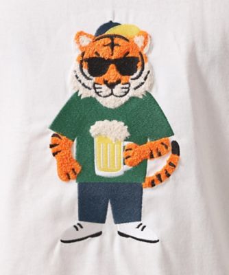 アニマル刺繍半袖Ｔシャツ　【洗濯機ＯＫ／ユニセックス】（２００２５１９３４４）