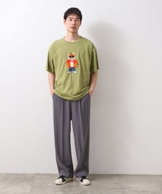 アニマル刺繍半袖Ｔシャツ　【洗濯機ＯＫ／ユニセックス】（２００２５１９３４４）