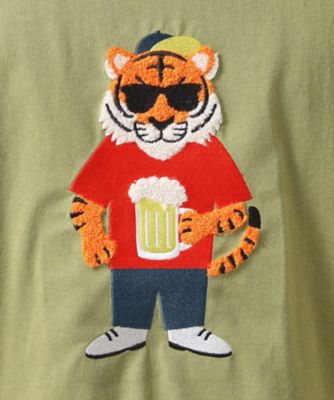 アニマル刺繍半袖Ｔシャツ　【洗濯機ＯＫ／ユニセックス】（２００２５１９３４４）