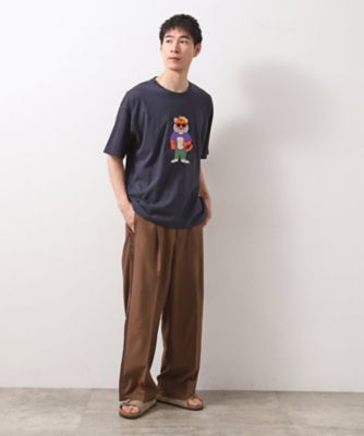 アニマル刺繍半袖Ｔシャツ　【洗濯機ＯＫ／ユニセックス】（２００２５１９３４４）