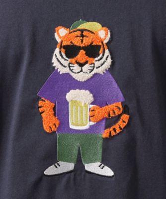 アニマル刺繍半袖Ｔシャツ　【洗濯機ＯＫ／ユニセックス】（２００２５１９３４４）