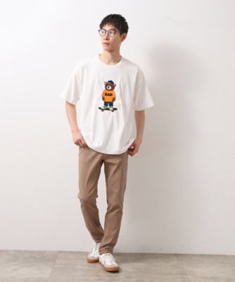アニマル刺繍半袖Ｔシャツ　【洗濯機ＯＫ／ユニセックス】（２００２５１９３４４）