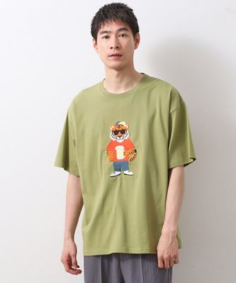 アニマル刺繍半袖Ｔシャツ　【洗濯機ＯＫ／ユニセックス】（２００２５１９３４４）