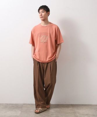 MEDM ロゴ Tシャツ 半袖 刺繍 レトロ 大人気 新作 ユニセックス MEDM レトロ ロゴ 半袖 Tシャツ トップス 花柄刺繍 ルーズ 男女