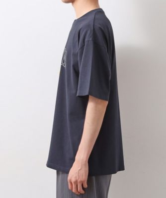 【関税込】 刺繍ロゴ半袖Tシャツ - ブラック KGRW000643_01b.jpg