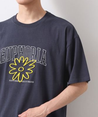 刺繍ロゴ半袖Tシャツ 洗濯機OK／ユニセックス