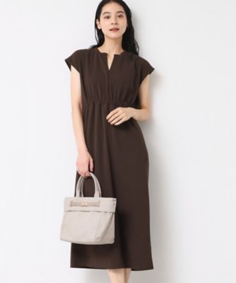 ★パリ発 Rouje★ GABIN ワンピース ミモレ丈 半袖 ドット柄 黒 ☆パリ発 Rouje☆ GABIN ワンピース ミモレ丈 半袖 ドット柄 黒