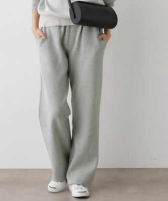 ＜Dessin (Women)＞【ウエストゴム・洗える】コットンニットリラクシーパンツ（２００２５２５６１０）