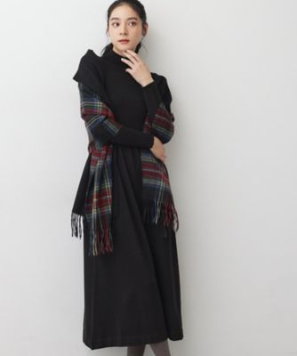 2点セット・洗える】シャギーベストニットワンピース