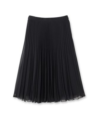 SS－4Lサイズ】シフォンジョーゼットプリーツスカート
