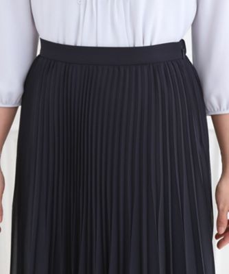 SS－4Lサイズ】シフォンジョーゼットプリーツスカート