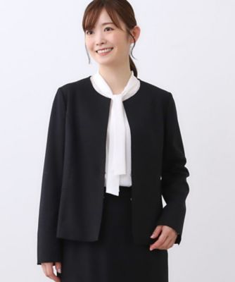 ＜Reflect (Women)＞【ライトアウター／通勤におすすめ◎／セットアップ可／すっきりシルエット】キレイめジャージジャケット（２００２５２６０５２）