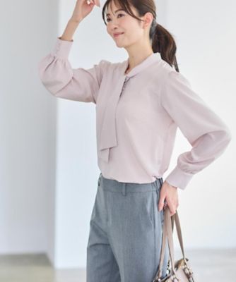 きちんと見え／通勤／セレモニーにおすすめ◎】ドット柄ボウタイ