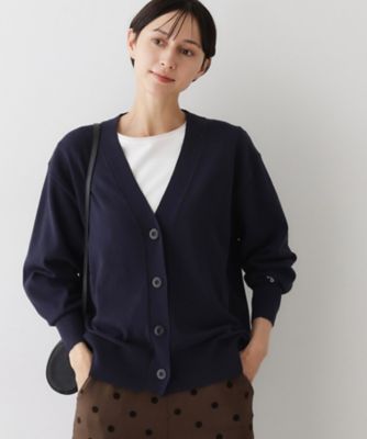 Dessin (Women)/デッサン ジャカード編みVネックカーディガン(2002526227) アオ094 トップス【三越伊勢丹/公式】