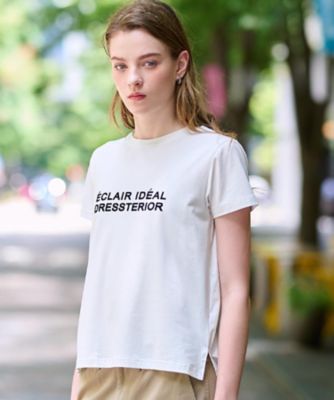 ＜DRESSTERIOR (Women)＞クリア天竺ロゴＴシャツ（２００２５２６２３２）