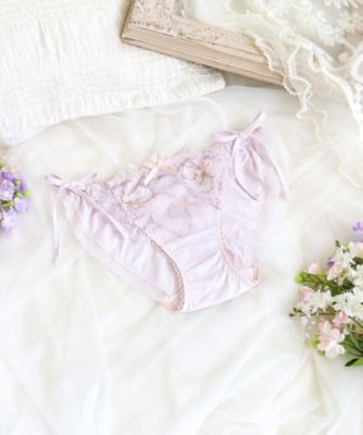 Risa Magli (Women)/リサマリ ヘイリー リボンショーツ(2002526615) パープル080 パンツ・ショーツ【三越伊勢丹/公式】