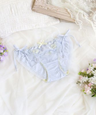 Risa Magli (Women)/リサマリ ヘイリー リボンショーツ(2002526615) アオ090 パンツ・ショーツ【三越伊勢丹/公式】