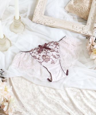 Risa Magli (Women)/リサマリ エレノア レースショーツ(2002526626) チャ043 パンツ・ショーツ【三越伊勢丹/公式】