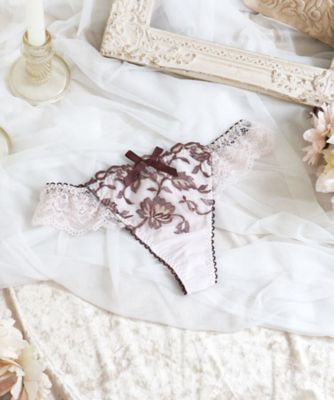 Risa Magli (Women)/リサマリ エレノア Tバック(2002526627) チャ043 パンツ・ショーツ【三越伊勢丹/公式】