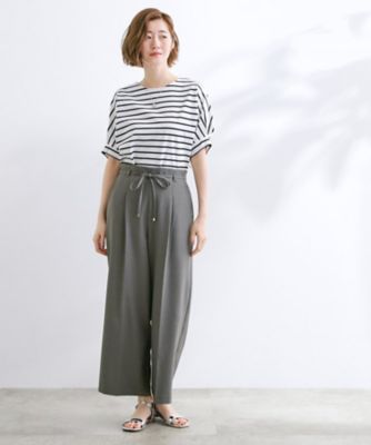 美バランスが叶う ハイウエストワイドパンツ