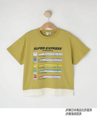 SHOO･LA･RUE (Baby&Kids)/シューラルー 【JR】レイヤード風電車Tシャツ(2002526650)