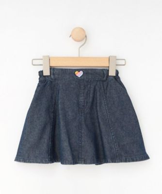 値下げ中　miumiu フレアスカート　ブルー 100－150cm／ひんやり】インパン付きフレアスカート
