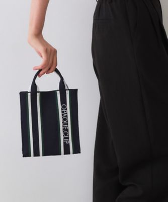 【SALE】OPAQUE.CLIP (Women)/オペークドットクリップ ラインハンドルスクエアニットミニショルダーバッグ(2002526801) アオ094 旅行用かばん・バッグ【三越伊勢丹/公式】