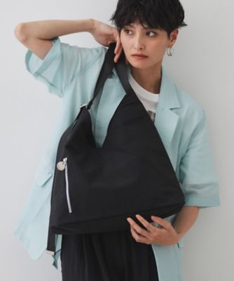 OPAQUE.CLIP (Women)/オペークドットクリップ【A4サイズ対応/長さ調整可能】ダブルトライアングルデザインショルダーバッグ(2002526809) クロ019 旅行用かばん・バッグ【三越伊勢丹/公式】