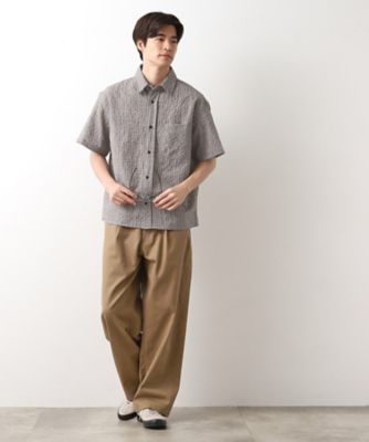 【90s Timberland】シアサッカー　チェックシャツ　半袖 90s Timberland】シアサッカー チェックシャツ 半袖 - メルカリ