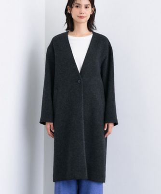 最終sale⭐︎未使用に近い✦︎インディヴィ❤︎ボリュームカラー ロングコート yui × Stylevoice for xxx Capsule collection Vol.4 長く愛せる