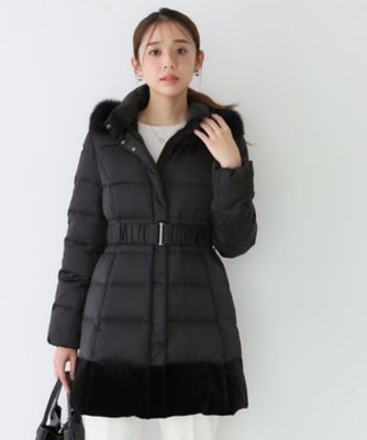 ミディ丈】ベルト付ダウンコート（2002527114） | COUP DE