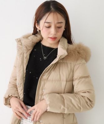 ミディ丈】ベルト付ダウンコート（2002527114） | COUP DE