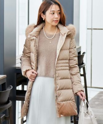 ミディ丈】ベルト付ダウンコート（2002527114） | COUP DE