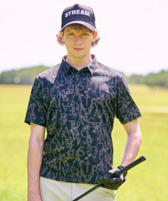 吸水速乾／UVカット】ボタニカルポロシャツ