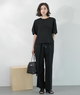 seyto ラメストライプワイドストレートパンツ Lame stripe wide straight pants / ラメストライプワイド