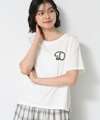 ＜Dessin (Women)＞【接触冷感・洗える】チュール刺繍Ｔシャツ（２００２５２７２６９）