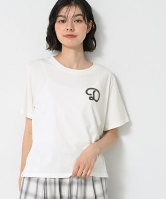 【接触冷感・洗える】チュール刺繍Ｔシャツ（２００２５２７２６９）
